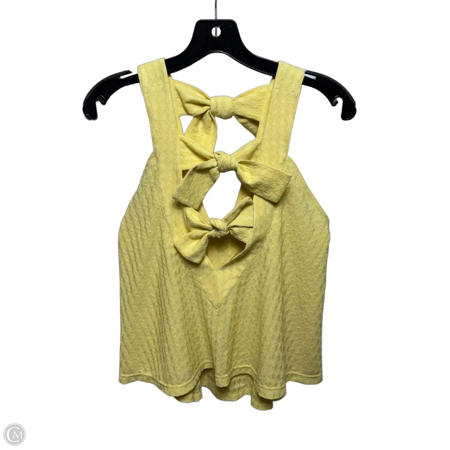 Top Sleeveless By Blue Tassel In Yellow, Size: M ESTIMATED