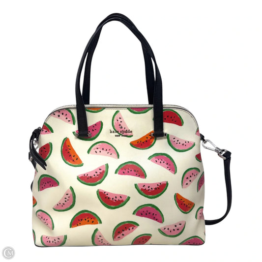 Maise Watermelon Dome Satchel Designer By Kate Spade, Size: Medium