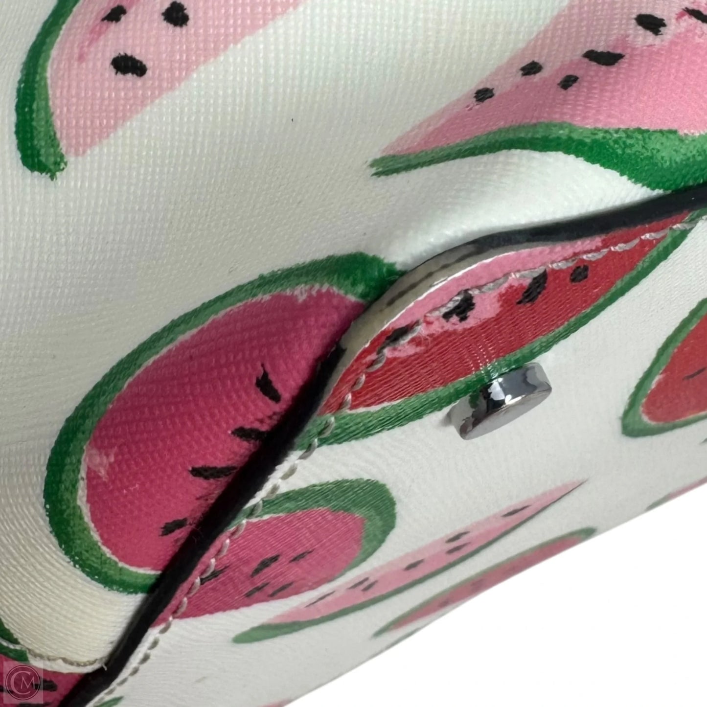 Maise Watermelon Satchel Handbag Designer By Kate Spade, Size: Medium