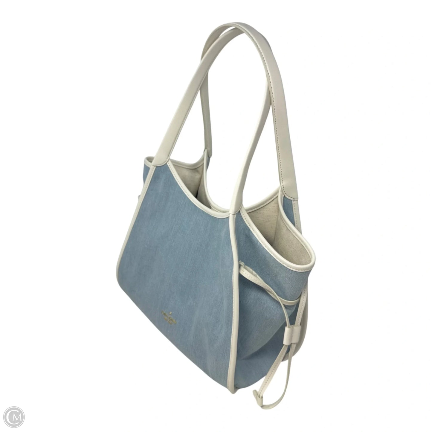 Stash Denim Carryall Tote Designer By Kate Spade, Size: Medium