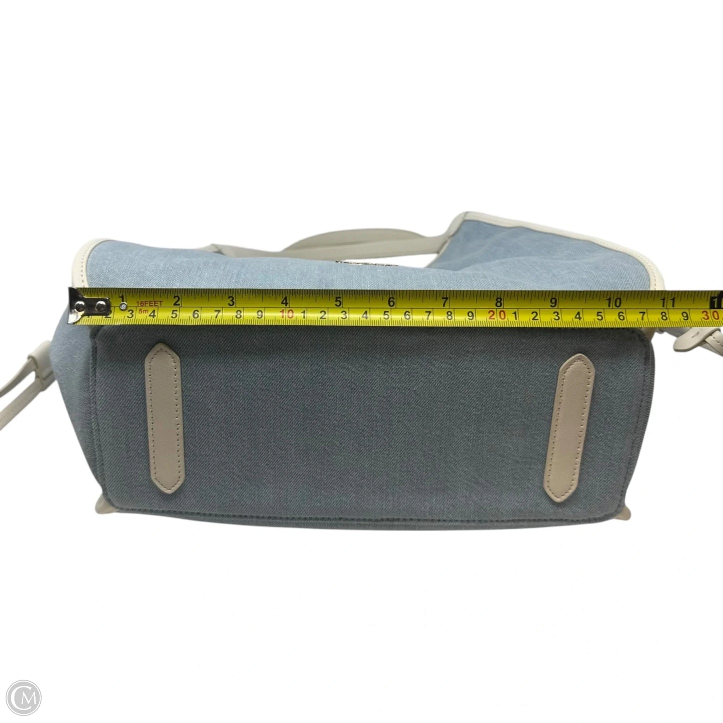 Stash Denim Carryall Tote Designer By Kate Spade, Size: Medium