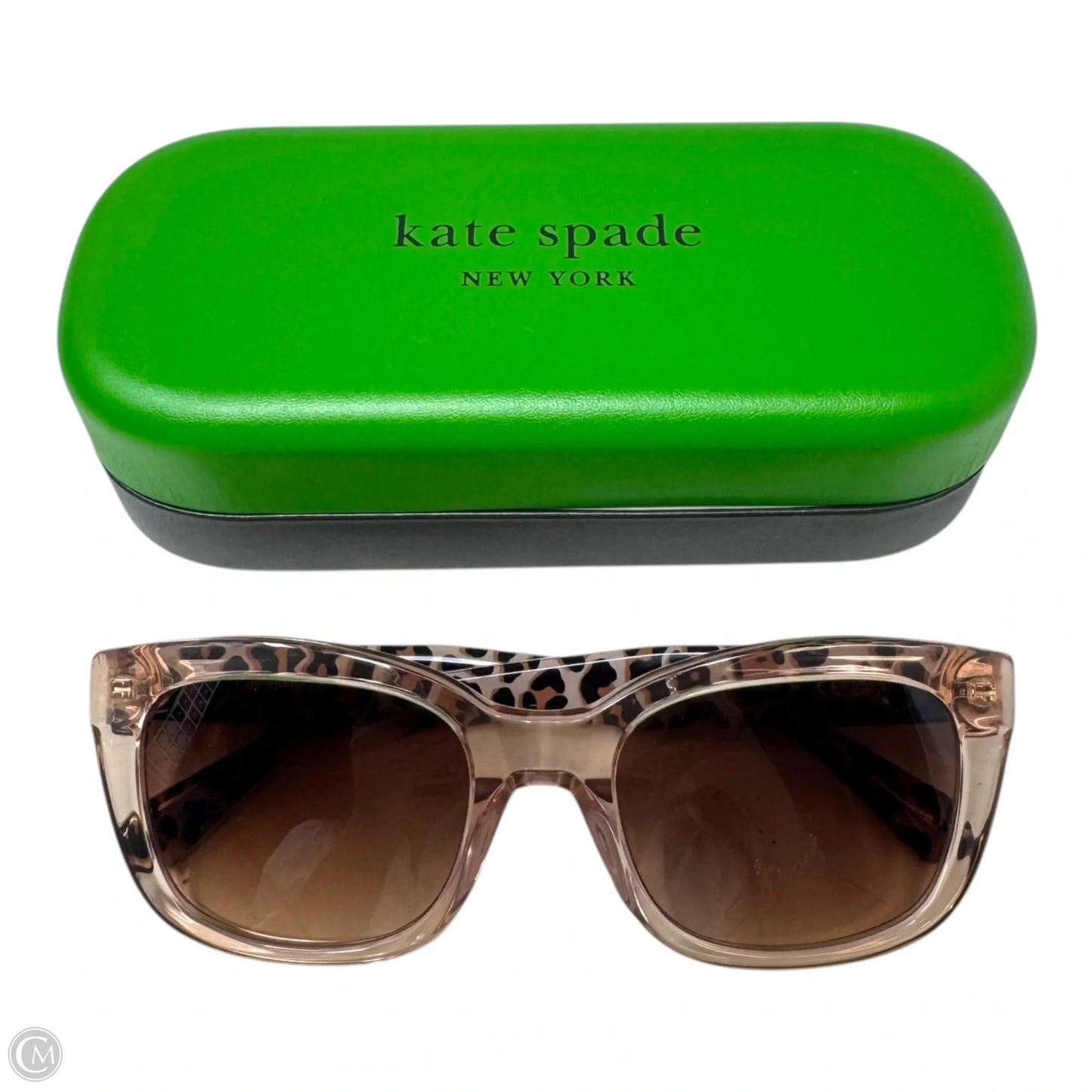 Tammy Leopard Sunglasses Designer By Kate Spade, Size: