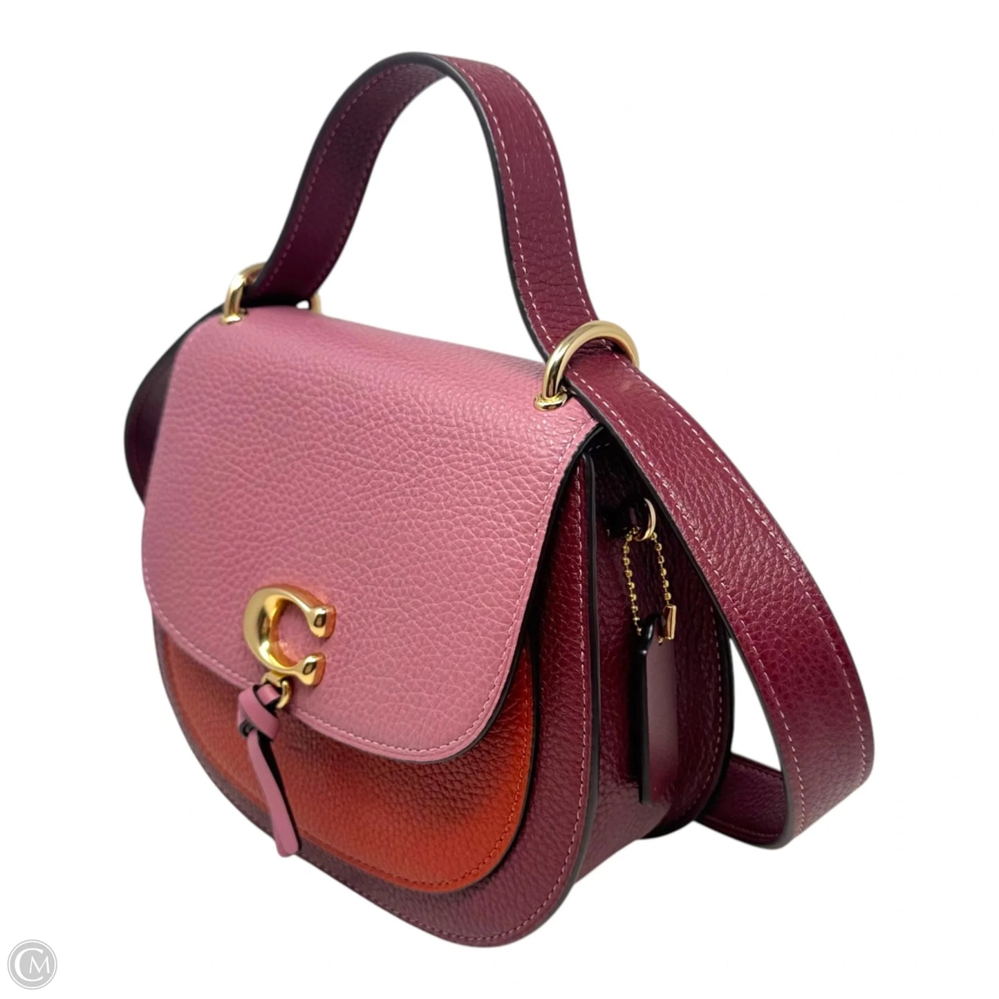 Remi Colorblock Saddle Crossbody Designer By Coach, Size: Small