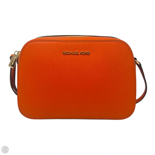 Crossbody Leather By Michael By Michael Kors, Size: Medium