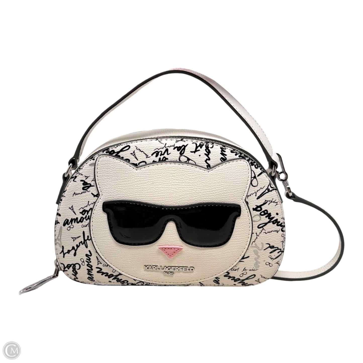Kitty Maybelle Crossbody Designer By Karl Lagerfeld, Size: Small
