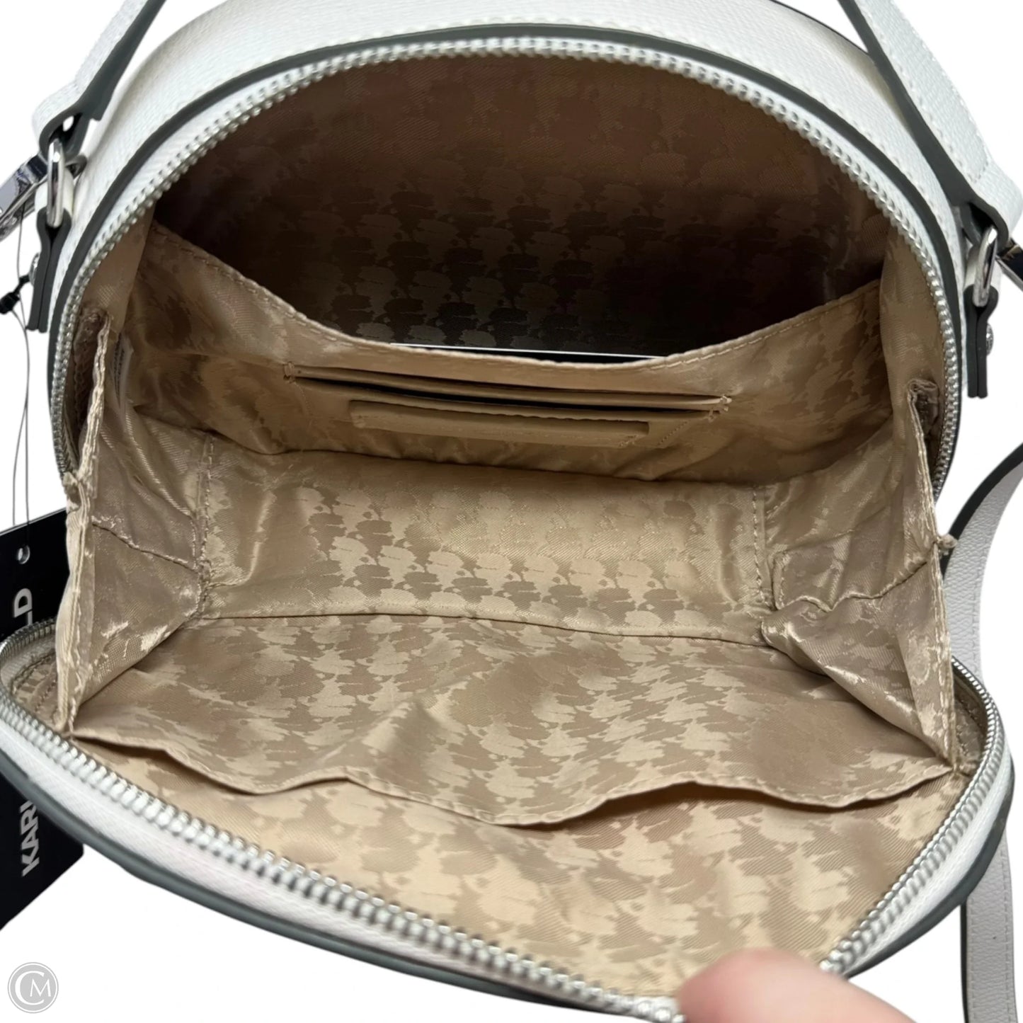 Kitty Maybelle Crossbody Designer By Karl Lagerfeld, Size: Small