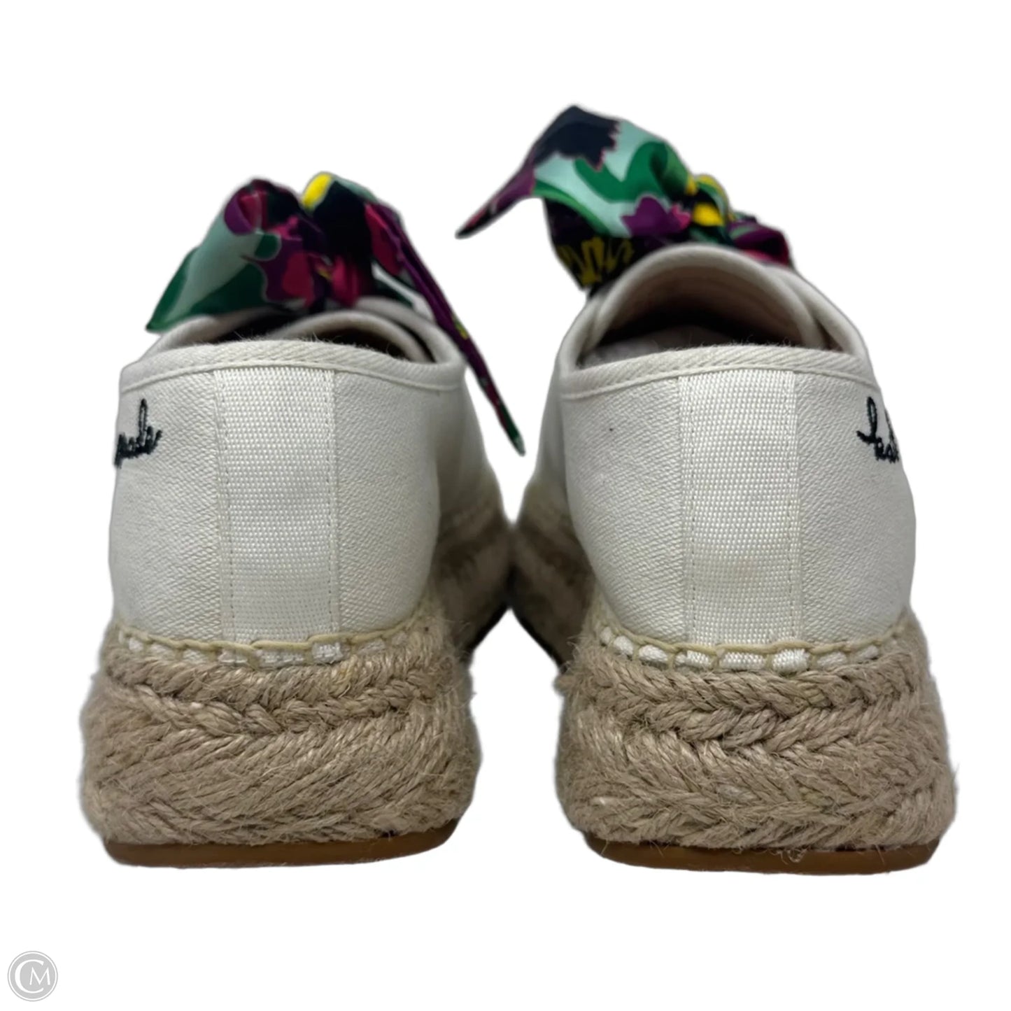 Eastwell Orchid Bloom Espadrille Shoes Designer By Kate Spade In Cream, Size: 6.5