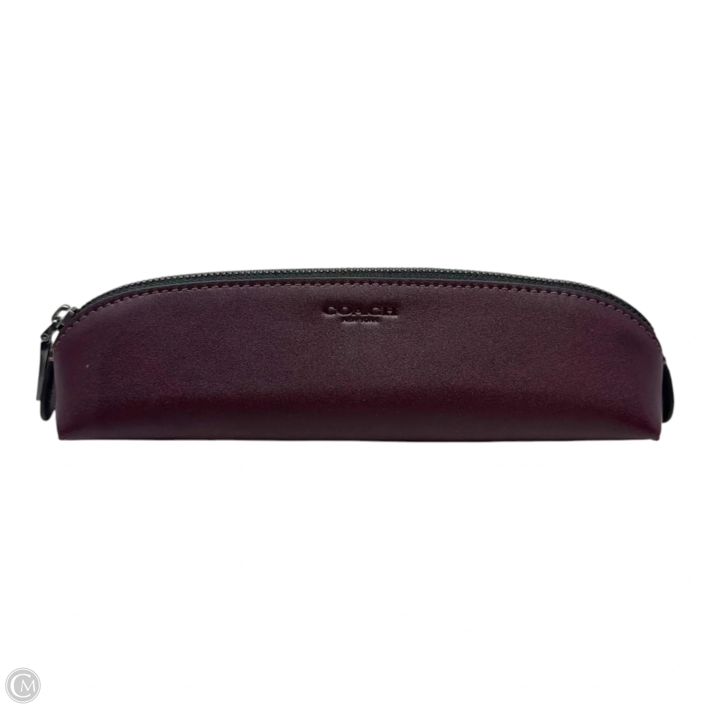 Pencil Pouch Designer By Coach, Size: Small