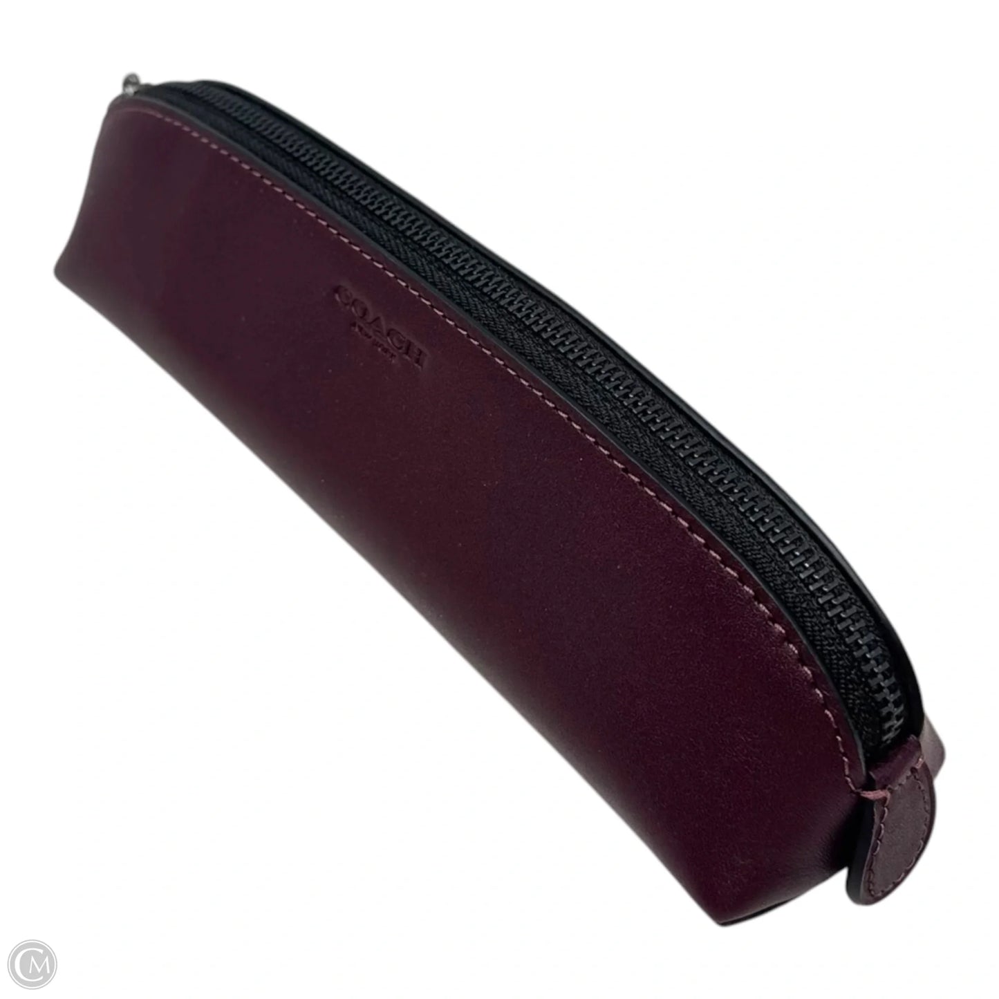 Pencil Pouch Designer By Coach, Size: Small