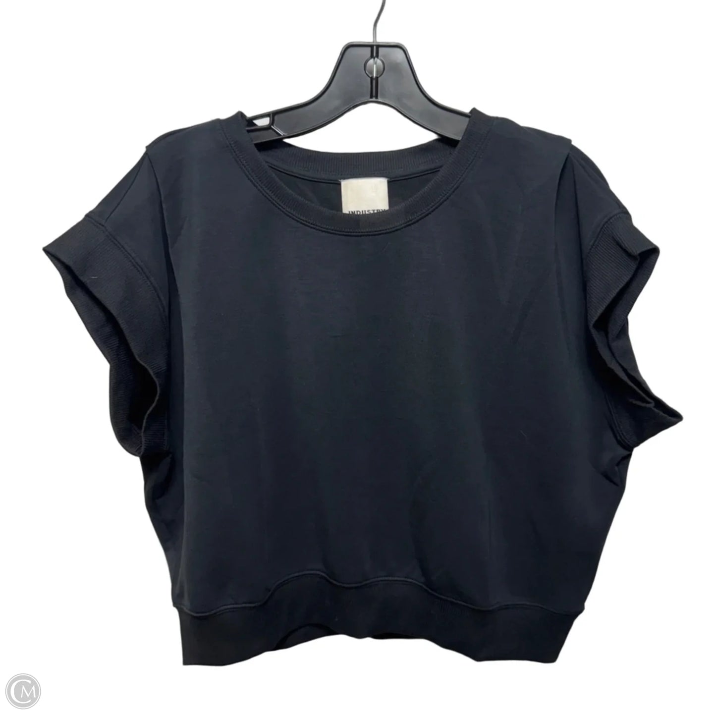 Top Short Sleeve By Industry In Black, Size: L