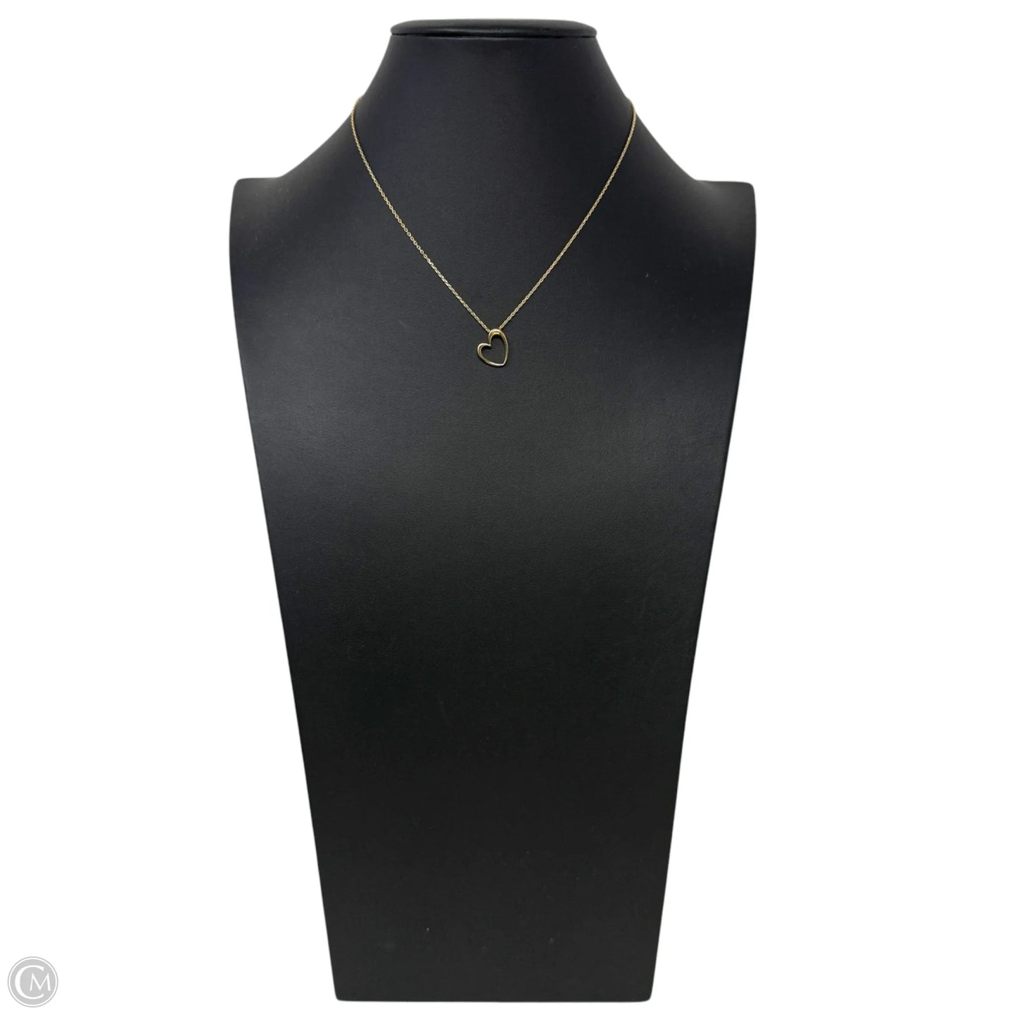 Bronze Open Heart Pendant Necklace By Dyadema Italy