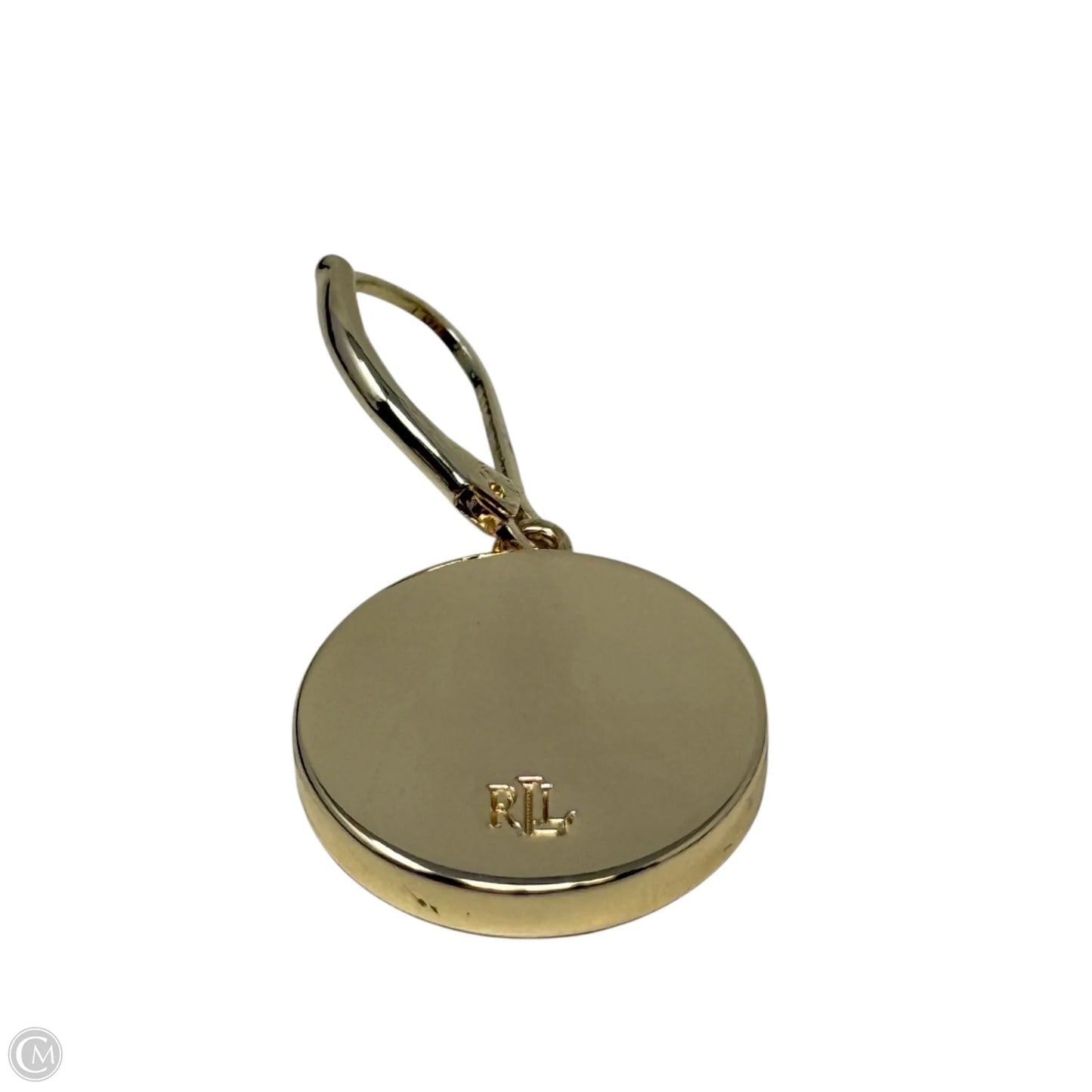 Gold-tone Faux Tortoise Acetate Inlay Leverback Earrings By Ralph Lauren