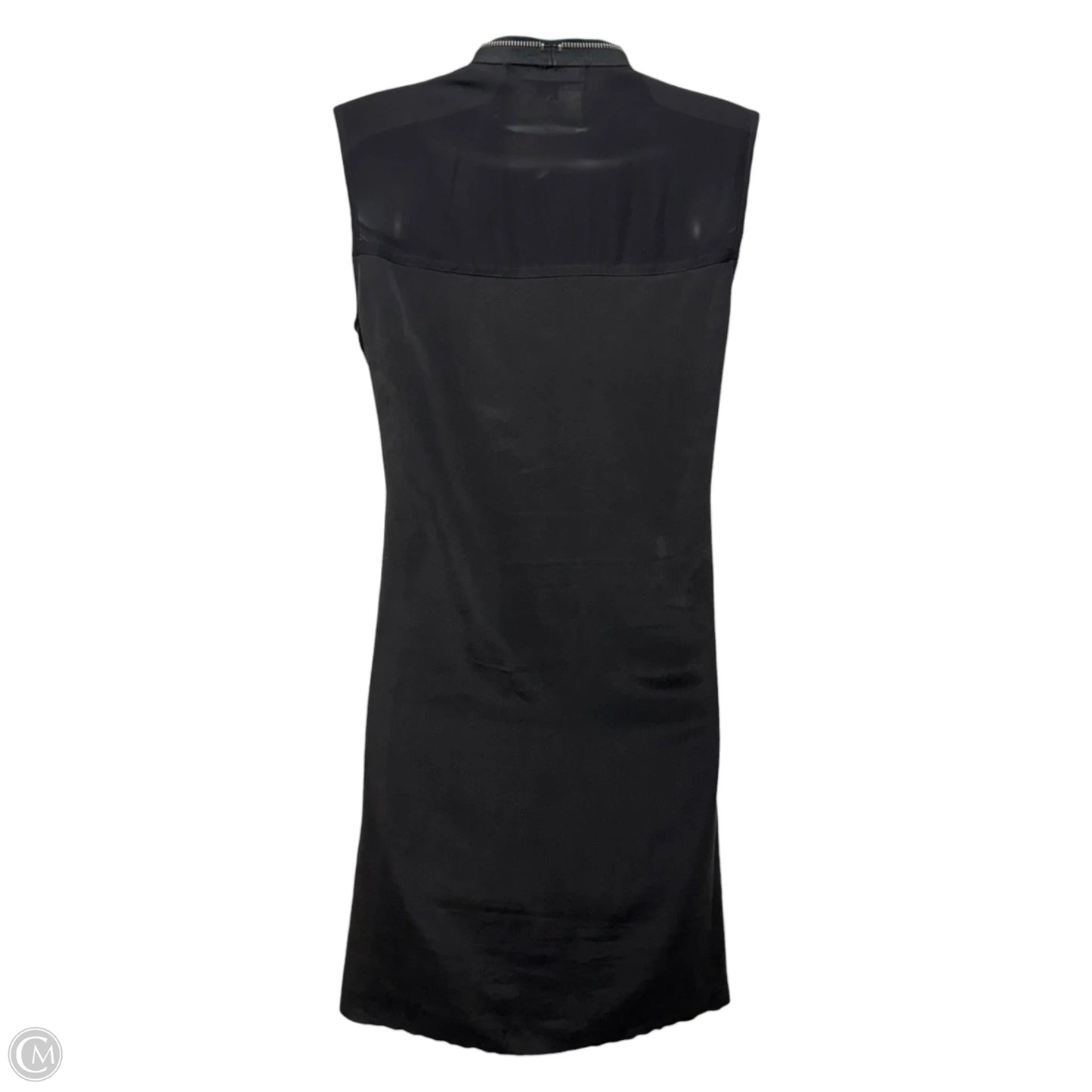Silk Zip Dress Designer By All Saints In Black, Size: S