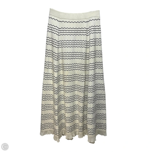 Skirt Maxi By Maeve In Black & Cream, Size: M
