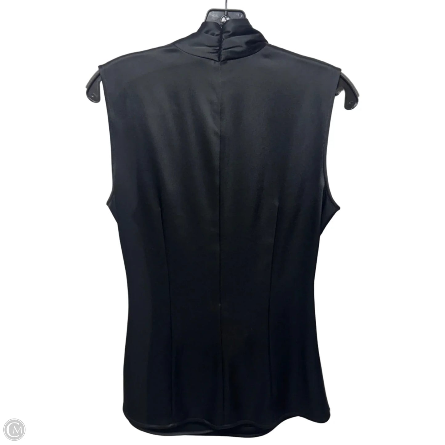 Cowl Wrap Top Sleeveless By St. John In Black, Size: 8