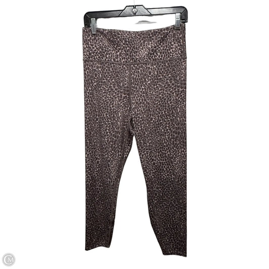 Athletic Leggings By Calvin Klein Performance In Brown, Size: L