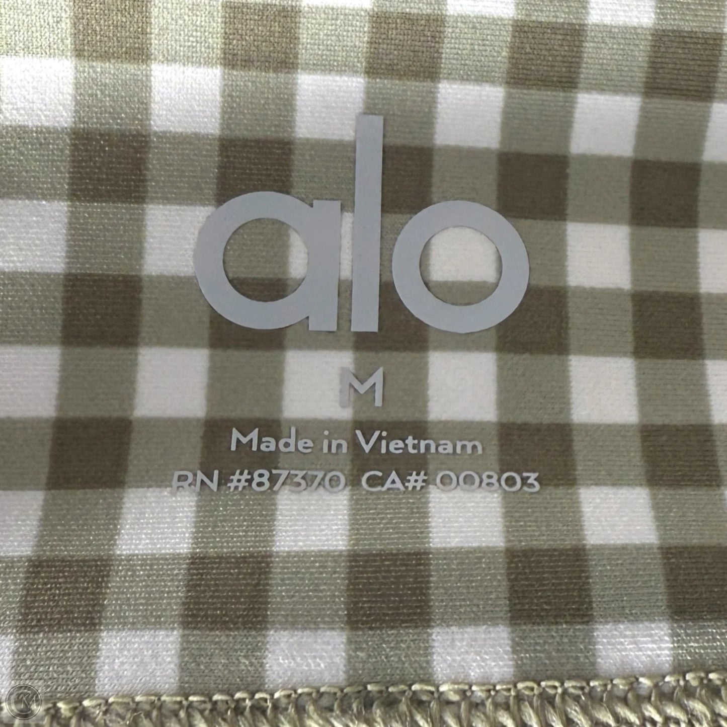 Athletic Shorts By Alo In Checkered Pattern, Size: M