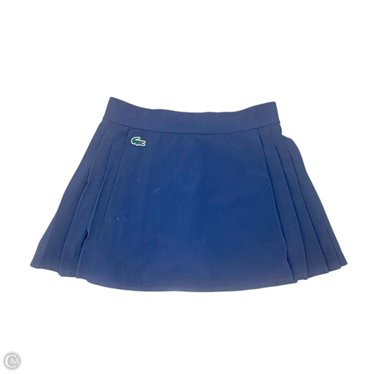 Athletic Skort By Lacoste In Navy, Size: 8