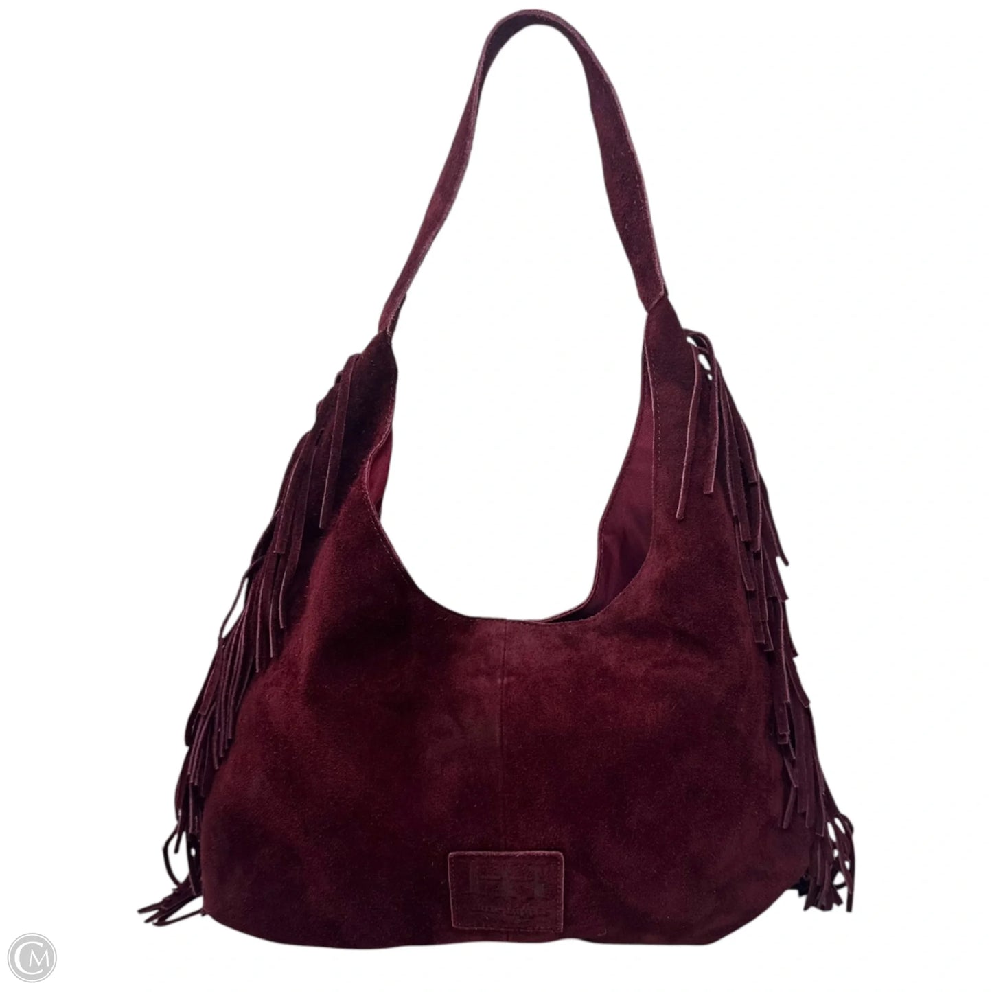 Fringe Suede Hobo Bag By Haute Hippie, Size: Medium
