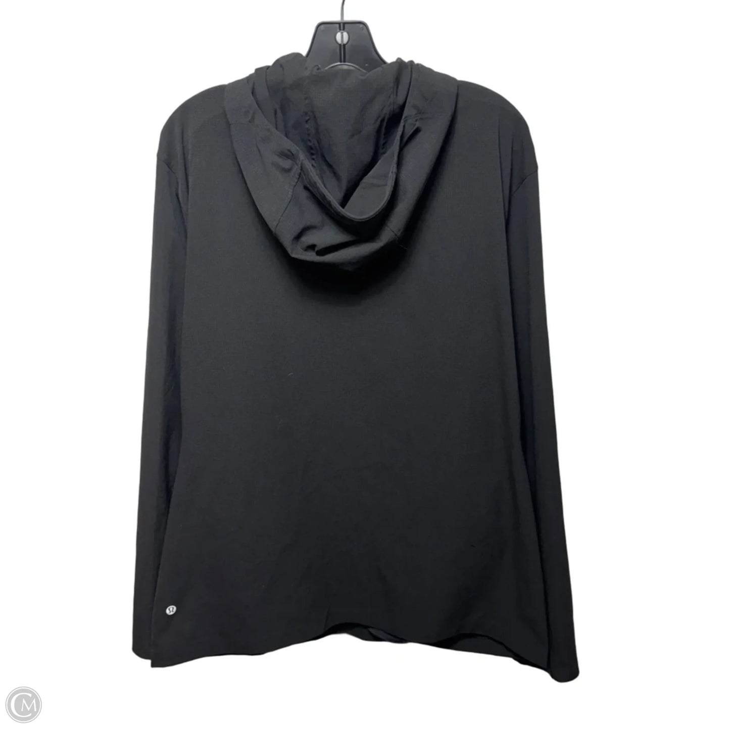 Athletic Jacket By Lululemon In Black, Size: Xl