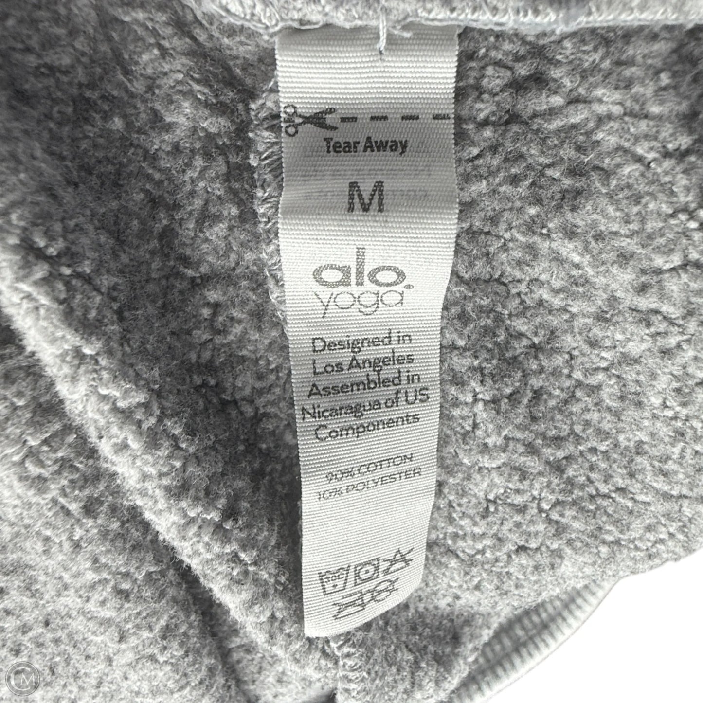 Athletic Shorts By Alo In Grey, Size: M