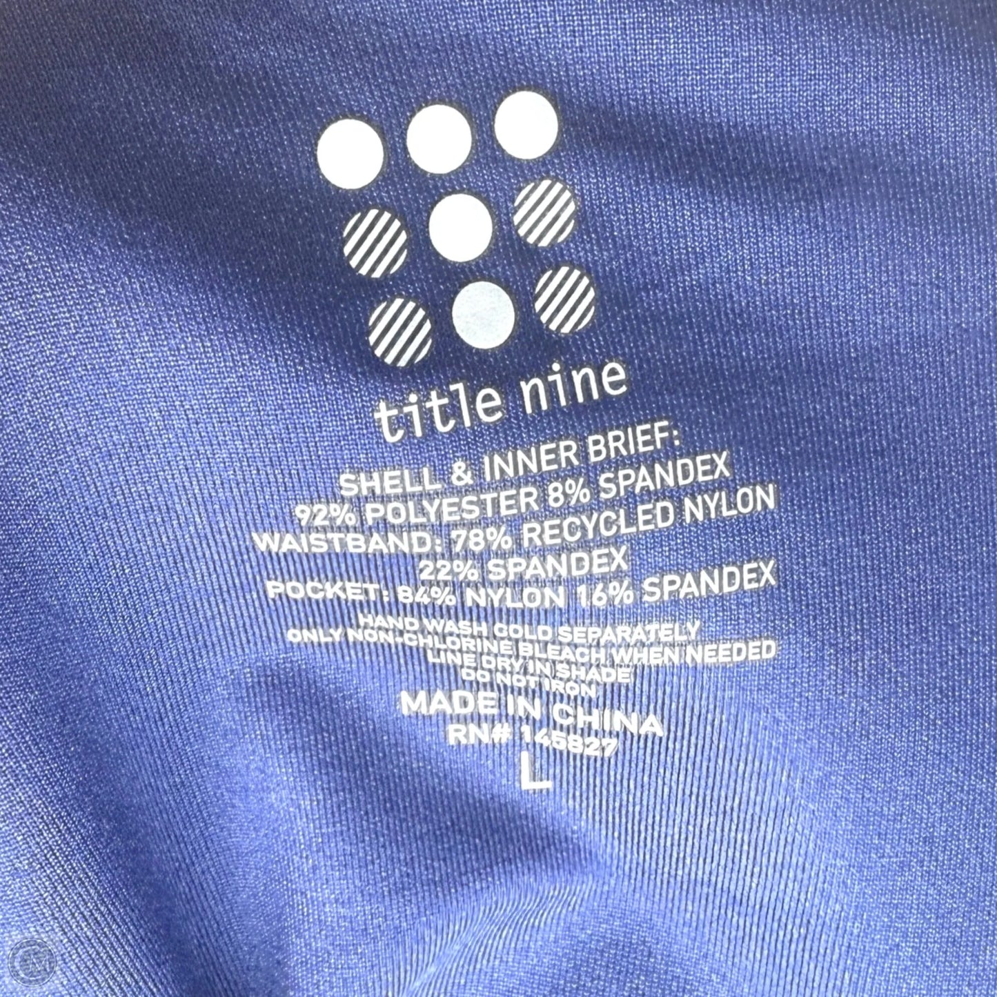 Athletic Shorts By Title Nine In Blue, Size: L