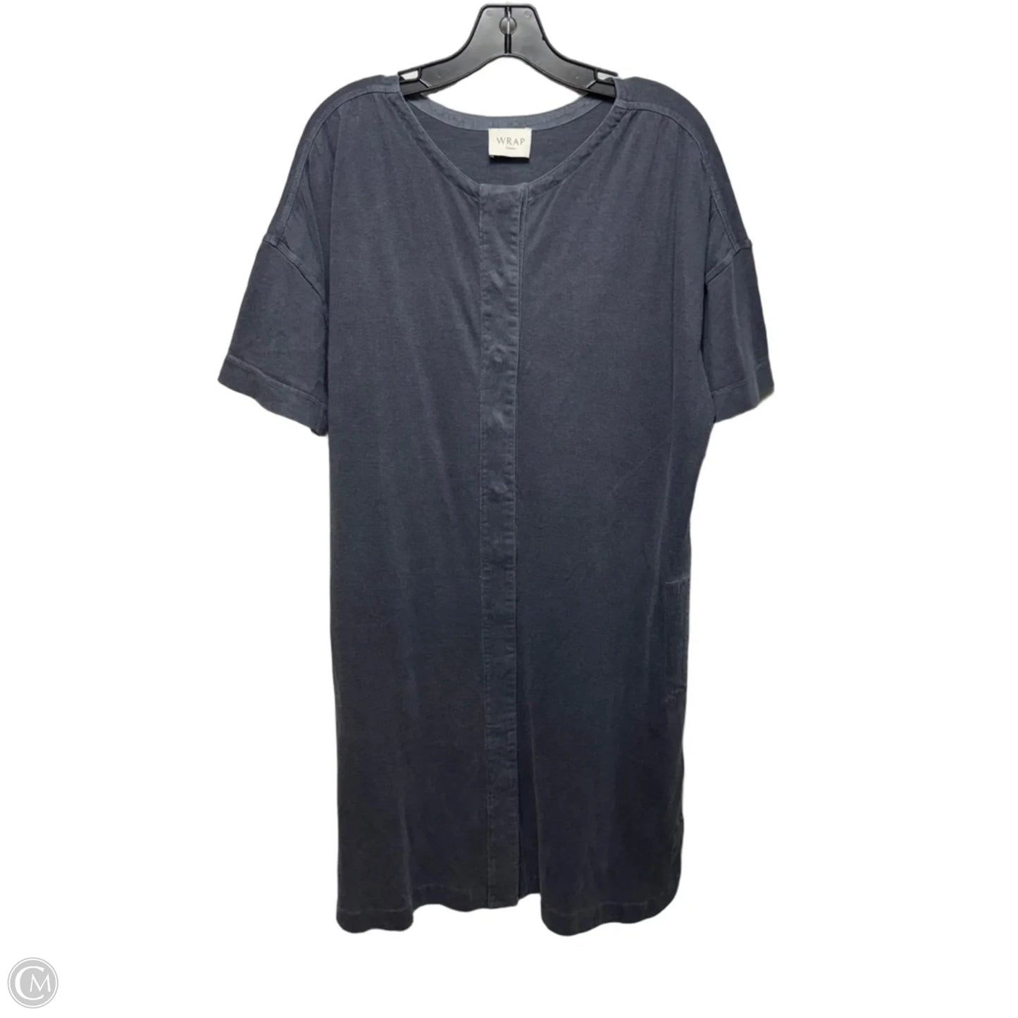 Dress Casual Midi By WRAP London In Grey, Size: 10