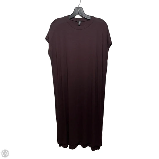 Dress Casual Maxi By Eileen Fisher In Brown, Size: S