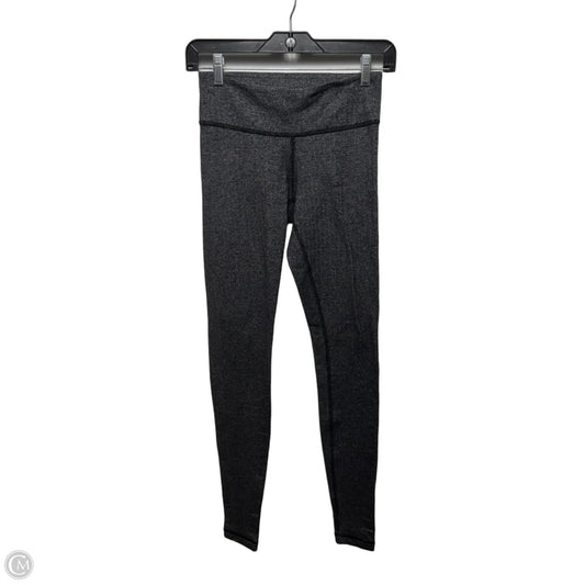 Athletic Leggings By Lululemon In Grey, Size: 4