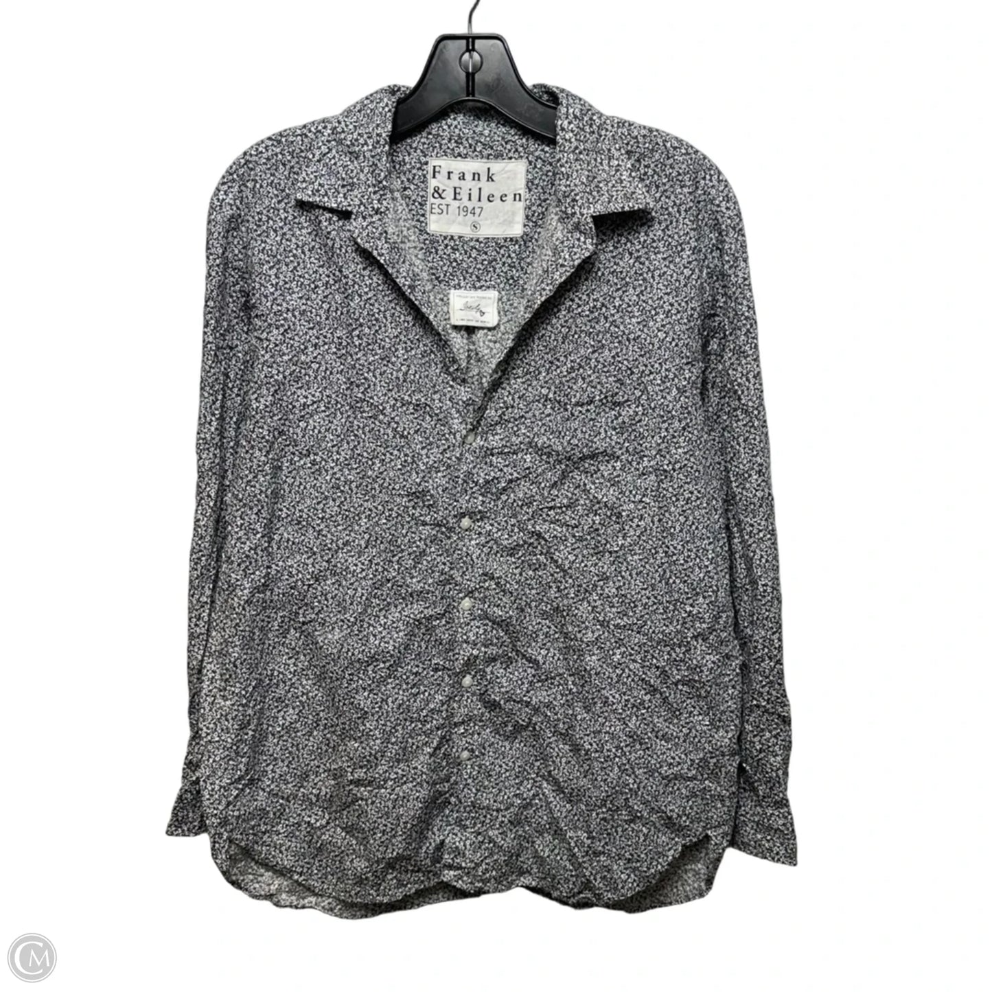 Joedy Top Long Sleeve By Frank And Eileen In Black & White, Size: S
