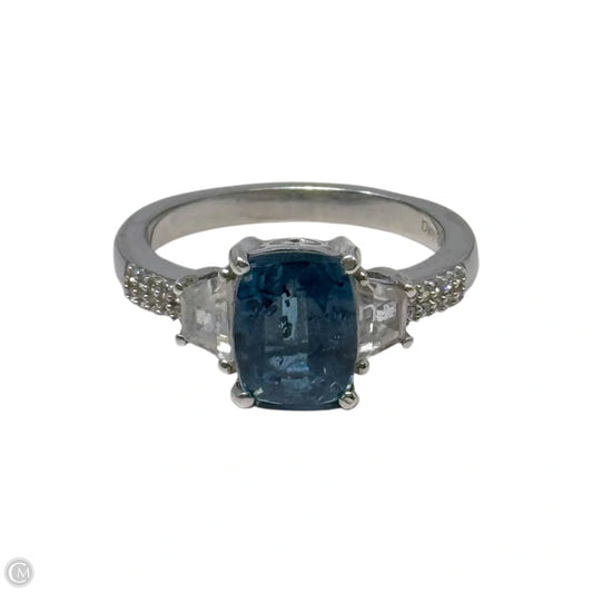 Blue Gem Sterling Silver Ring By D’Joy, Size: 7