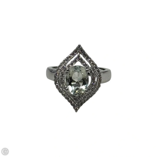 Marquee Halo Ring Statement, Size: 7