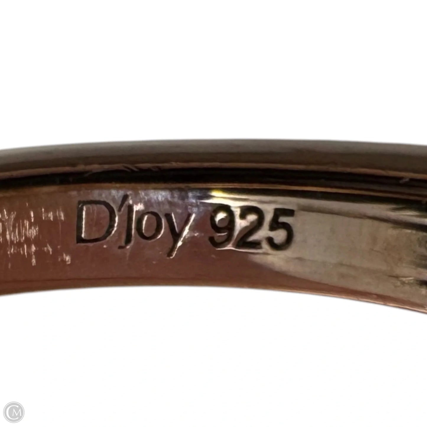 Blush Garnet & Moissonite Ring Sterling Silver By D’Joy, Size: 7