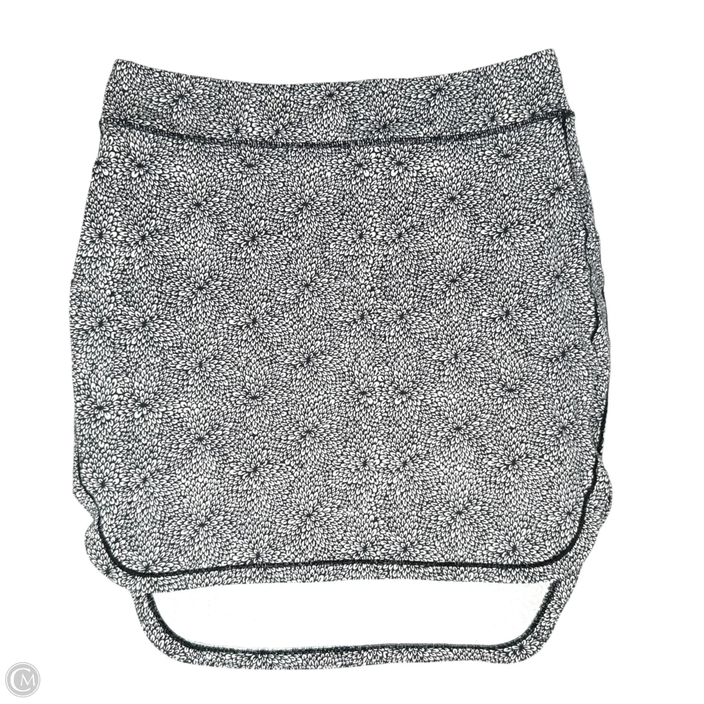 Athletic Skirt By Lululemon In Black & White, Size: S (ESTIMATED)
