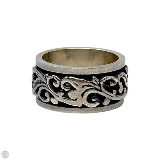 Filigree Spinner Ring Sterling Silver, Size: 5
