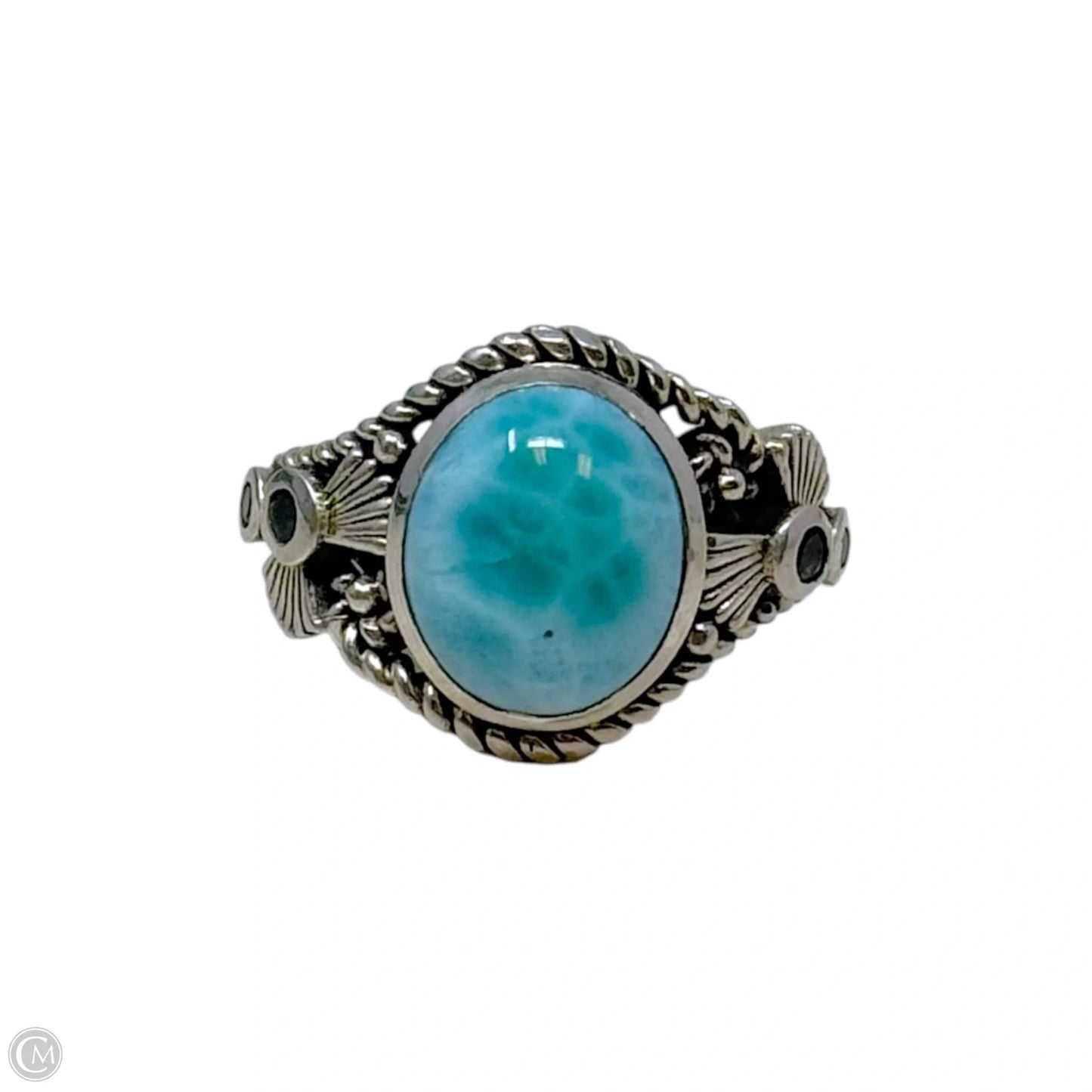 Larimar Ring Sterling Silver By D’Joy, Size: 7