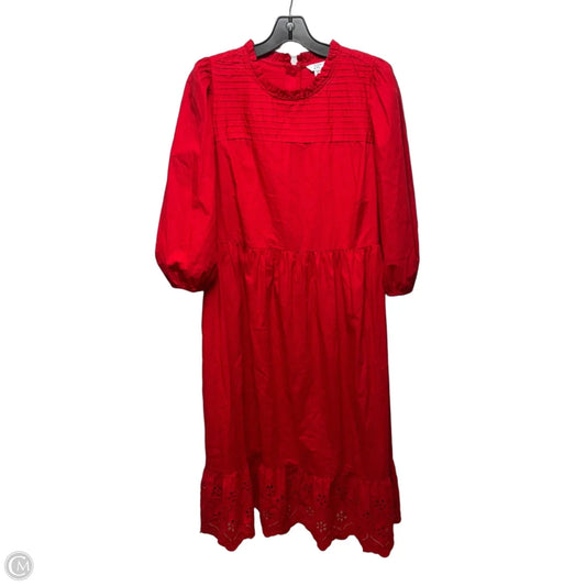 Dress Casual Maxi By Crown And Ivy In Red, Size: 16
