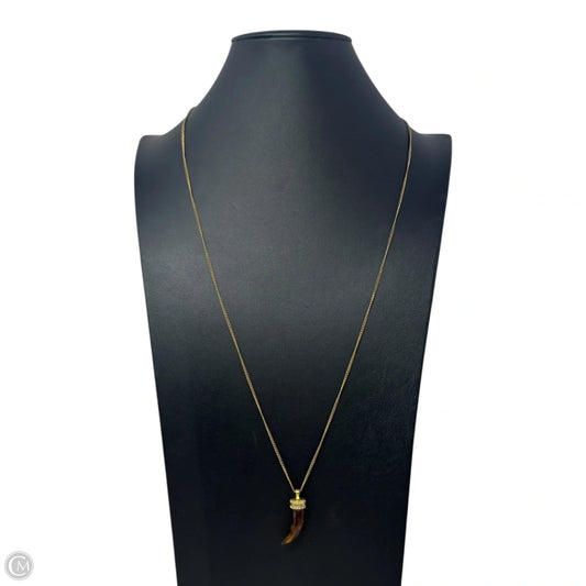 Resin Horn Necklace Pendant By J. Crew