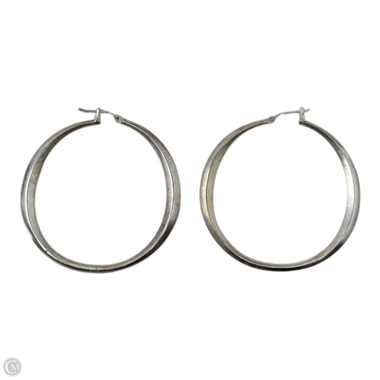 Silver Tone Hoop Earrings