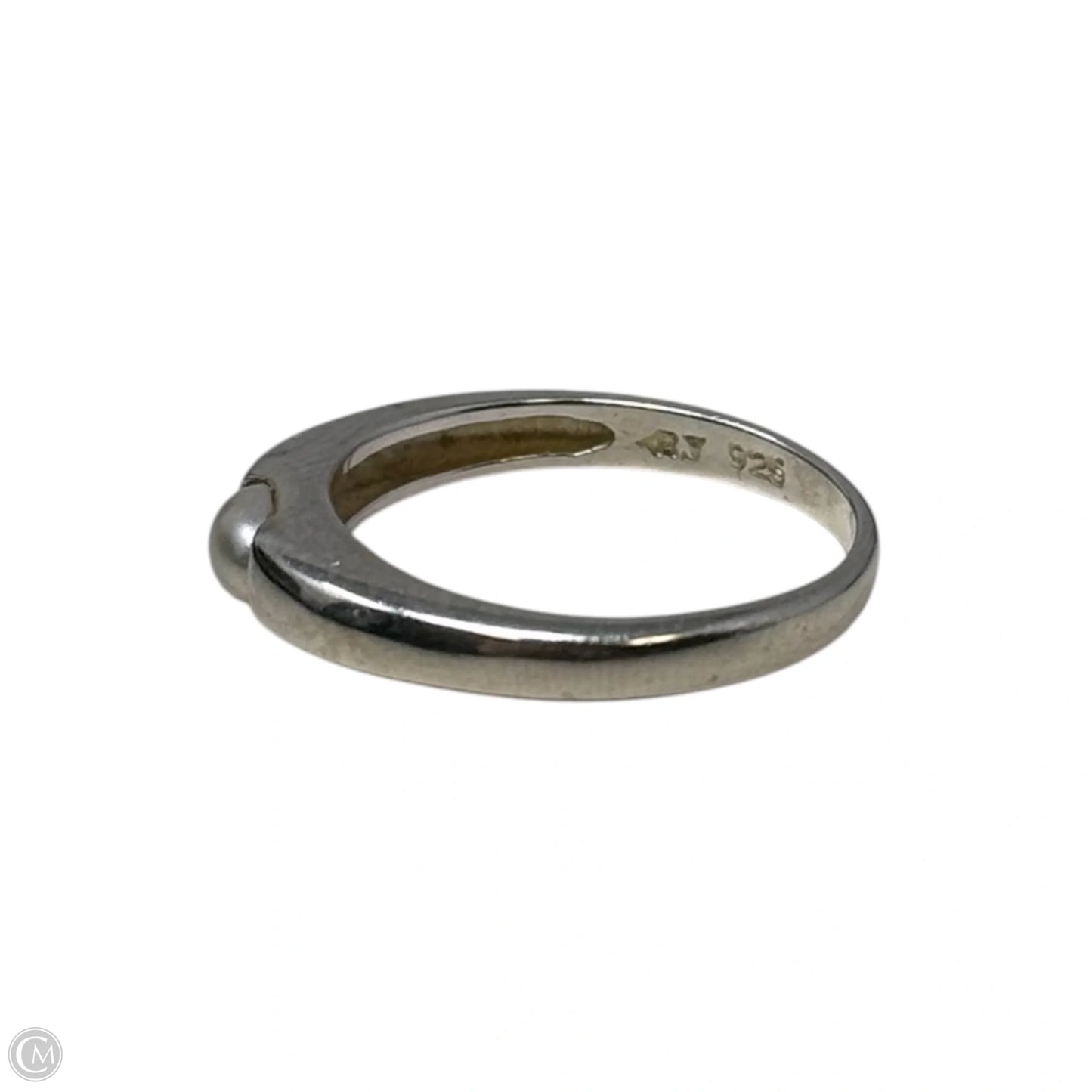 Channel Set Pearl Ring Sterling Silver By Avon, Size: 7