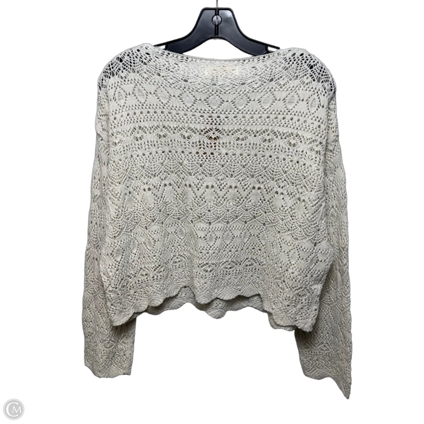 Sweater By Natural Life In Cream, Size: L