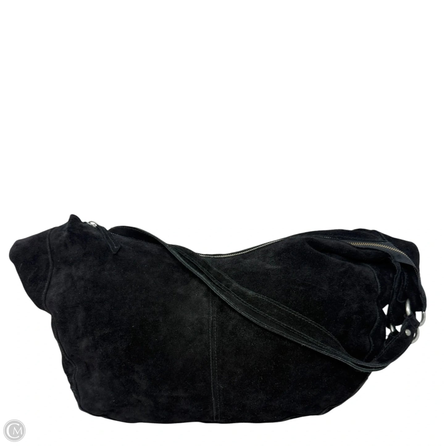 Handbag Leather By Free People, Size: Medium