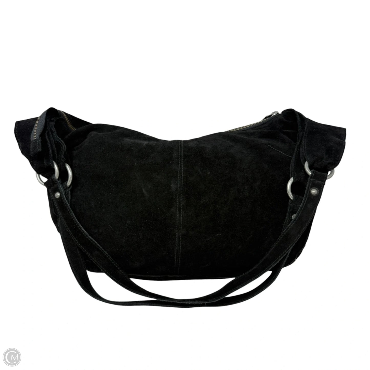Handbag Leather By Free People, Size: Medium