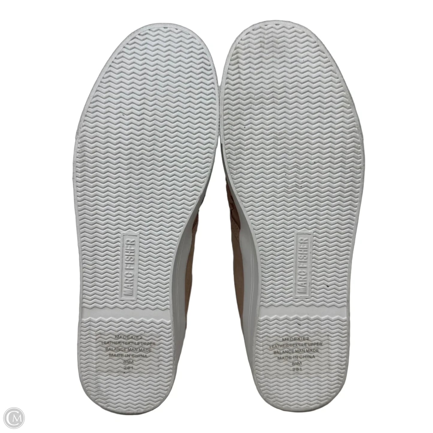 Suede Woven Shoes Sneakers By Marc Fisher In Pink, Size: 8.5