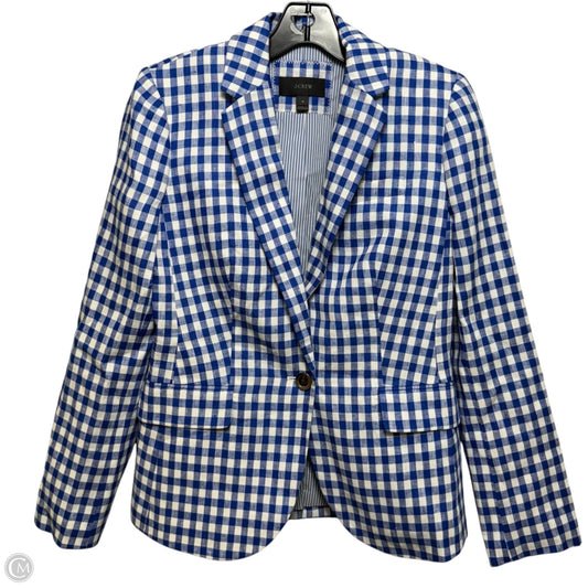 Blazer By J. Crew In Checkered Pattern, Size: 4