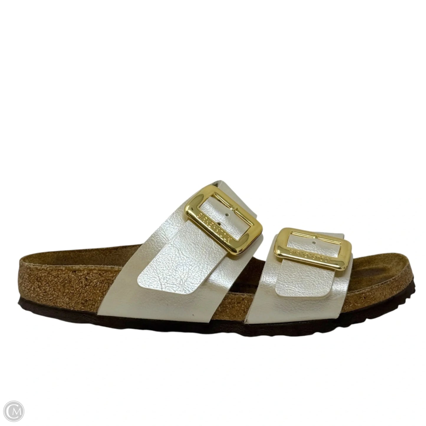 Arizona Big Buckle Sandals By Birkenstock In Cream, Size: 6