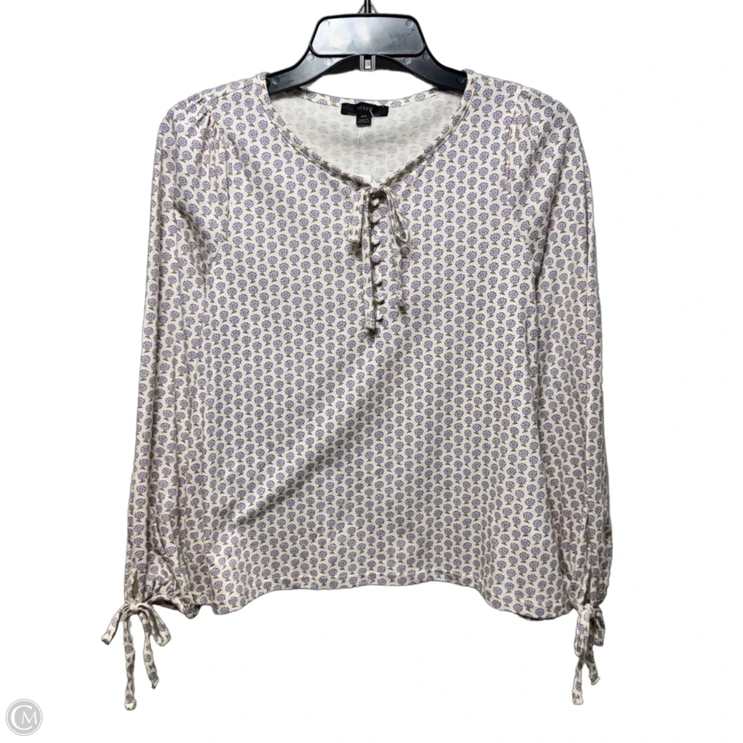 Top Long Sleeve By J. Crew In Floral Print, Size: Xs