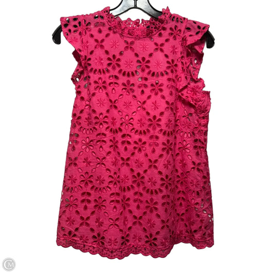 Top 2pc Sleeveless By J. Crew In Pink, Size: Xs