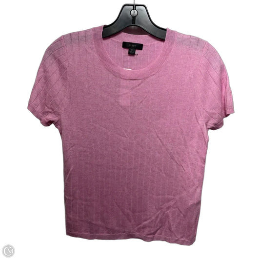 Top Short Sleeve Basic By J. Crew In Pink, Size: S