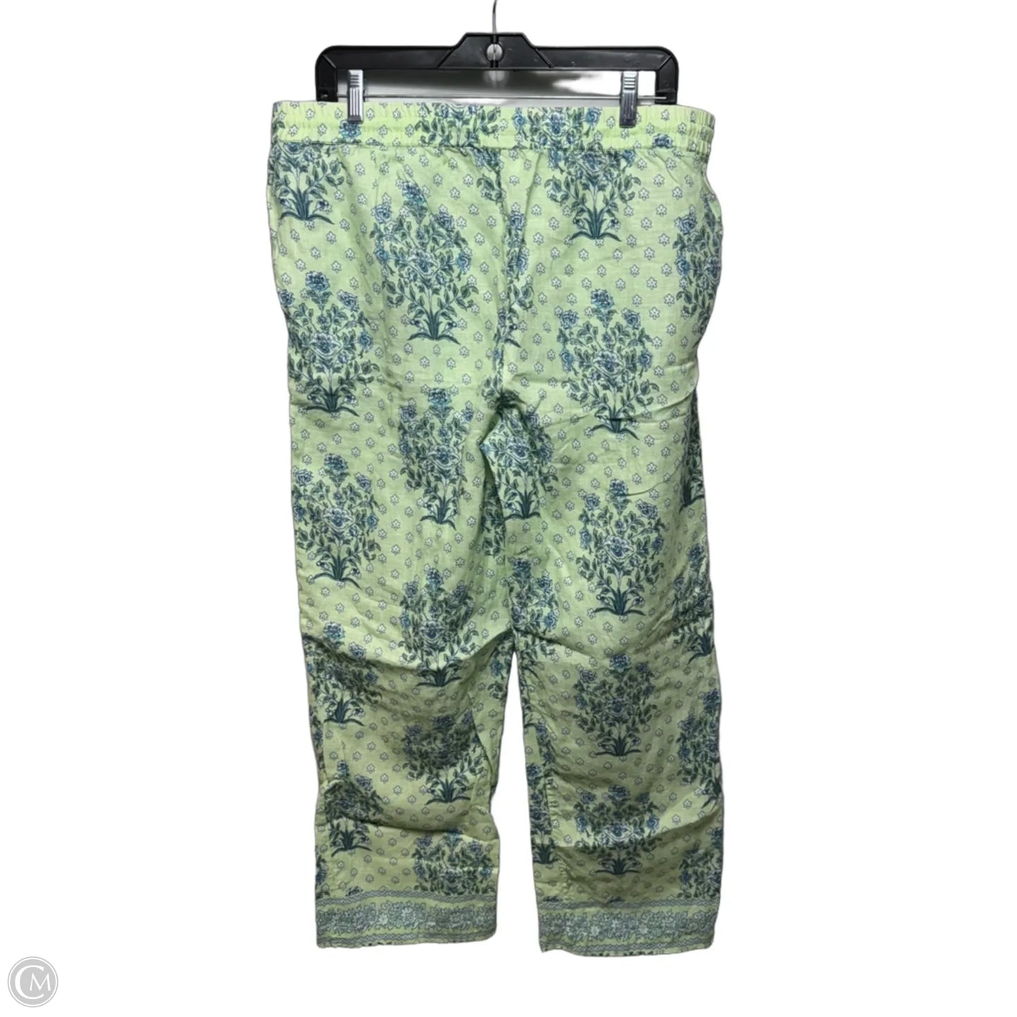 Yarrow Leonor Linen Pajama Pants By Roller Rabbit X Anthropologie In Floral Print, Size: L